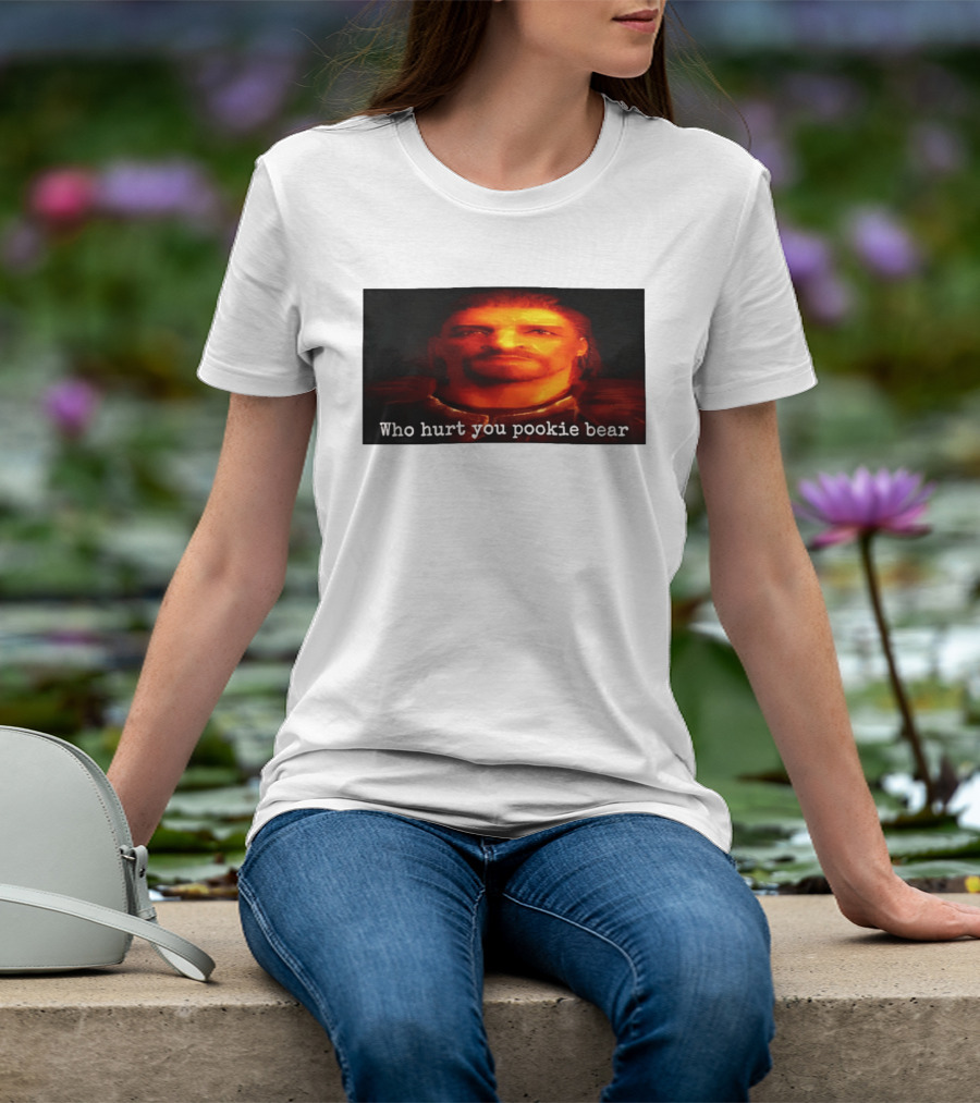 Who Hurt You Pookie Bear Video Game T-Shirt
