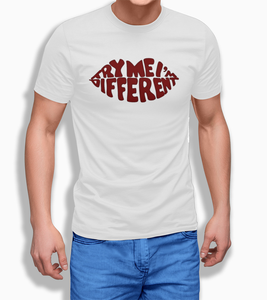 Try Me I'm Different Bold Red Lips T-Shirt