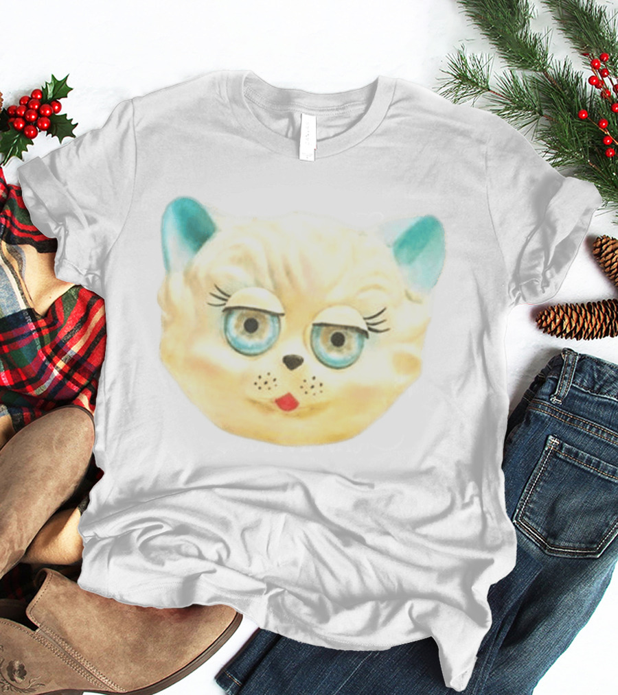Carl Radke Valentino Le Chat De La Maison Vintage Cat Figurine T-Shirt