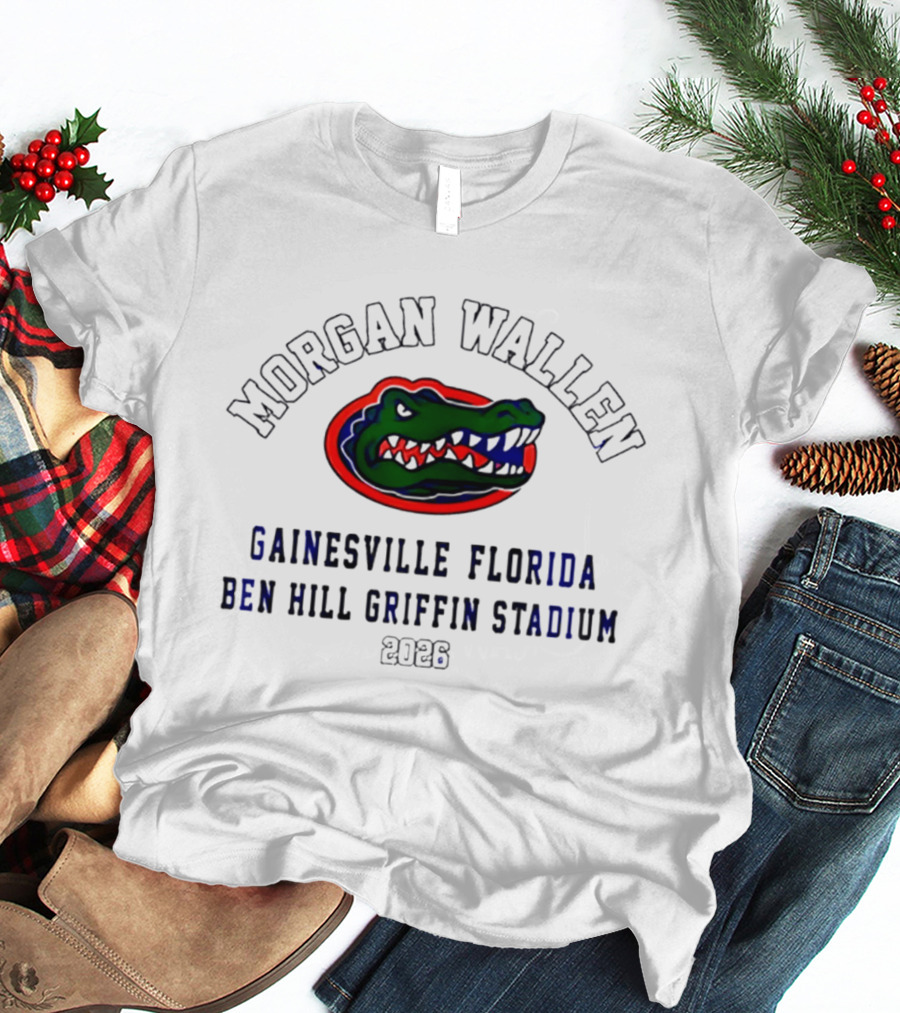 Morgan Wallen Florida Gators 2026 Gainesville Ben Hill Griffin Stadium T-Shirt