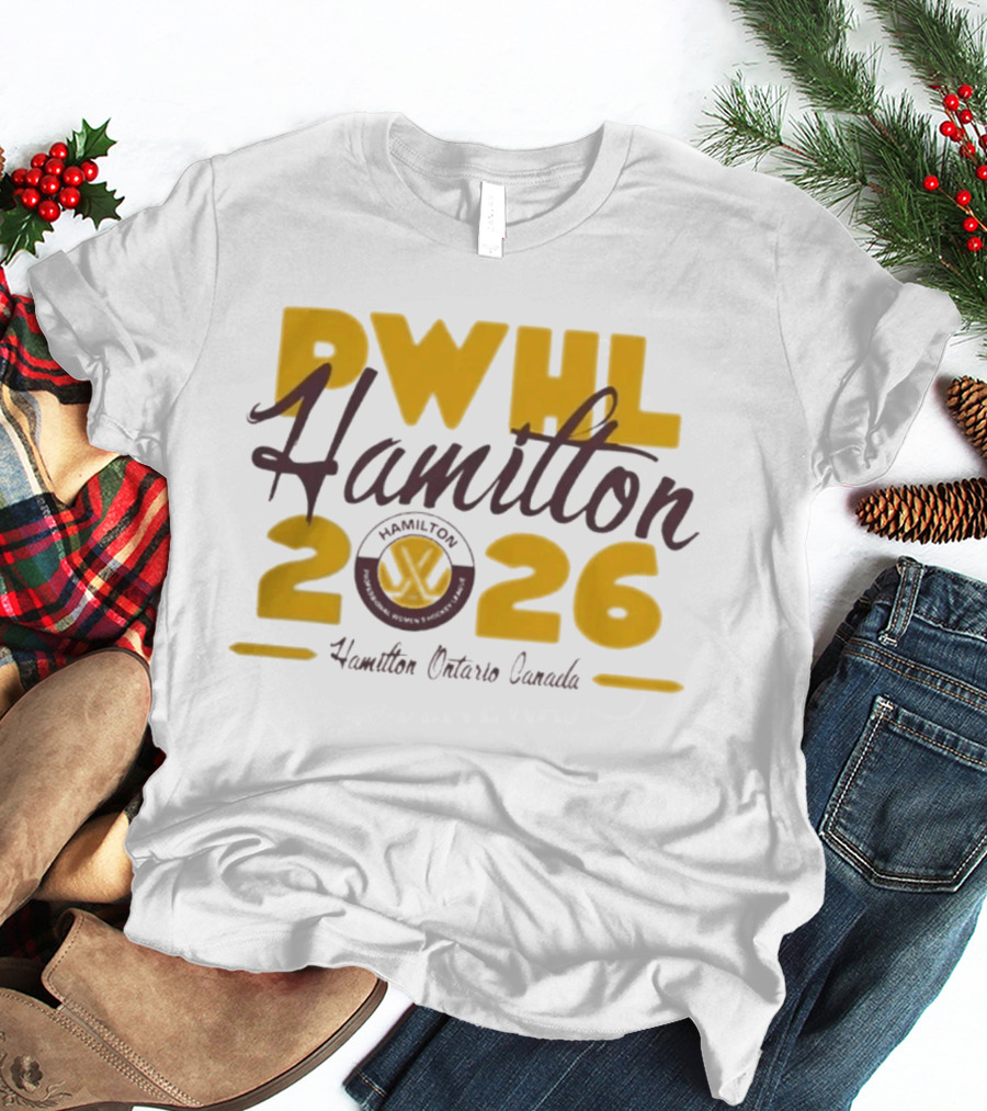 PWHL Hamilton 2026 Ontario Canada Hamilton Pour Enfants Stadium Essentials T-Shirt