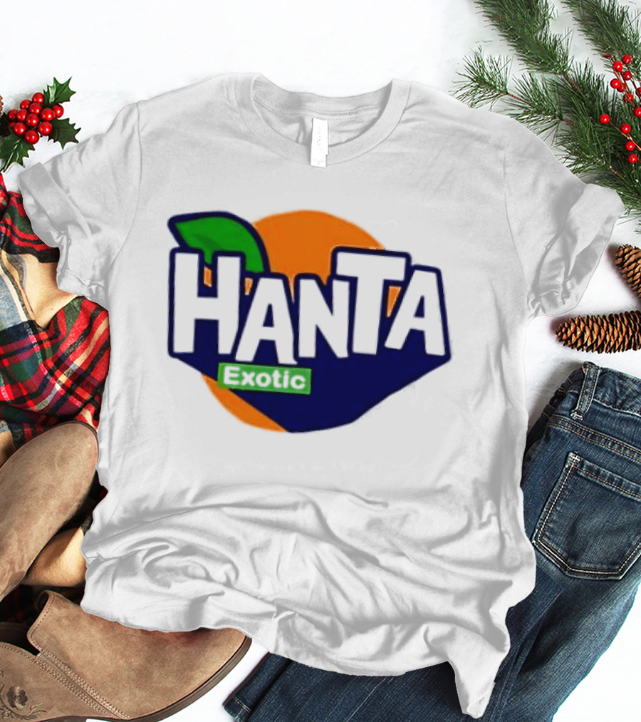 Hanta Exotic Fanta Leaf Orange T-Shirt