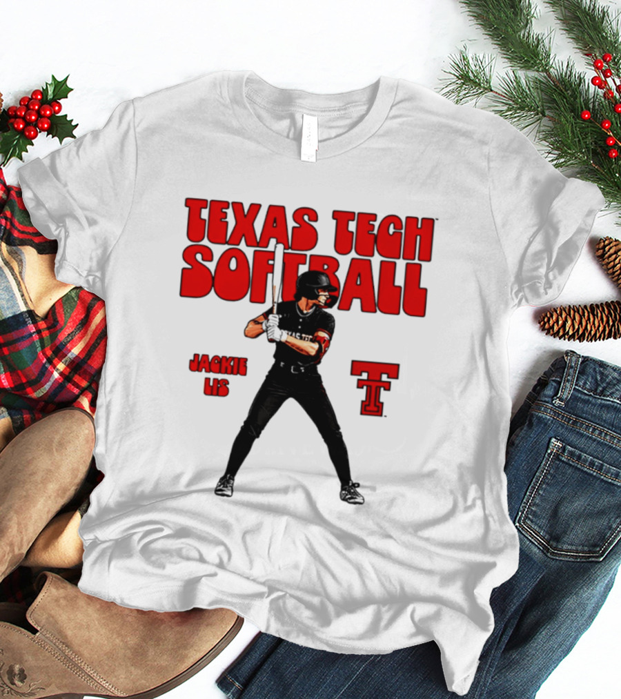 Texas Tech Red Raiders Jackie Lis Softball Player T-Shirt