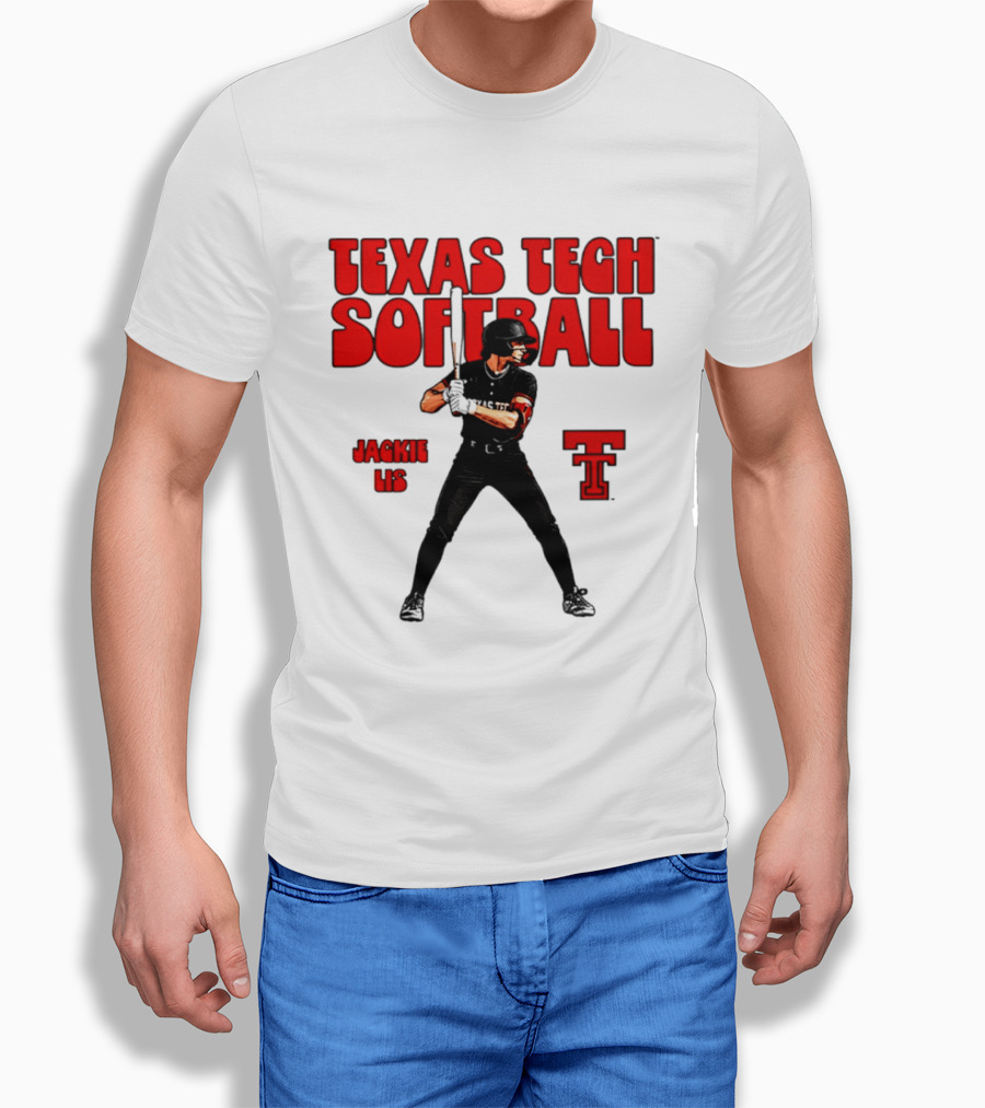 Texas Tech Red Raiders Jackie Lis Softball Player T-Shirt