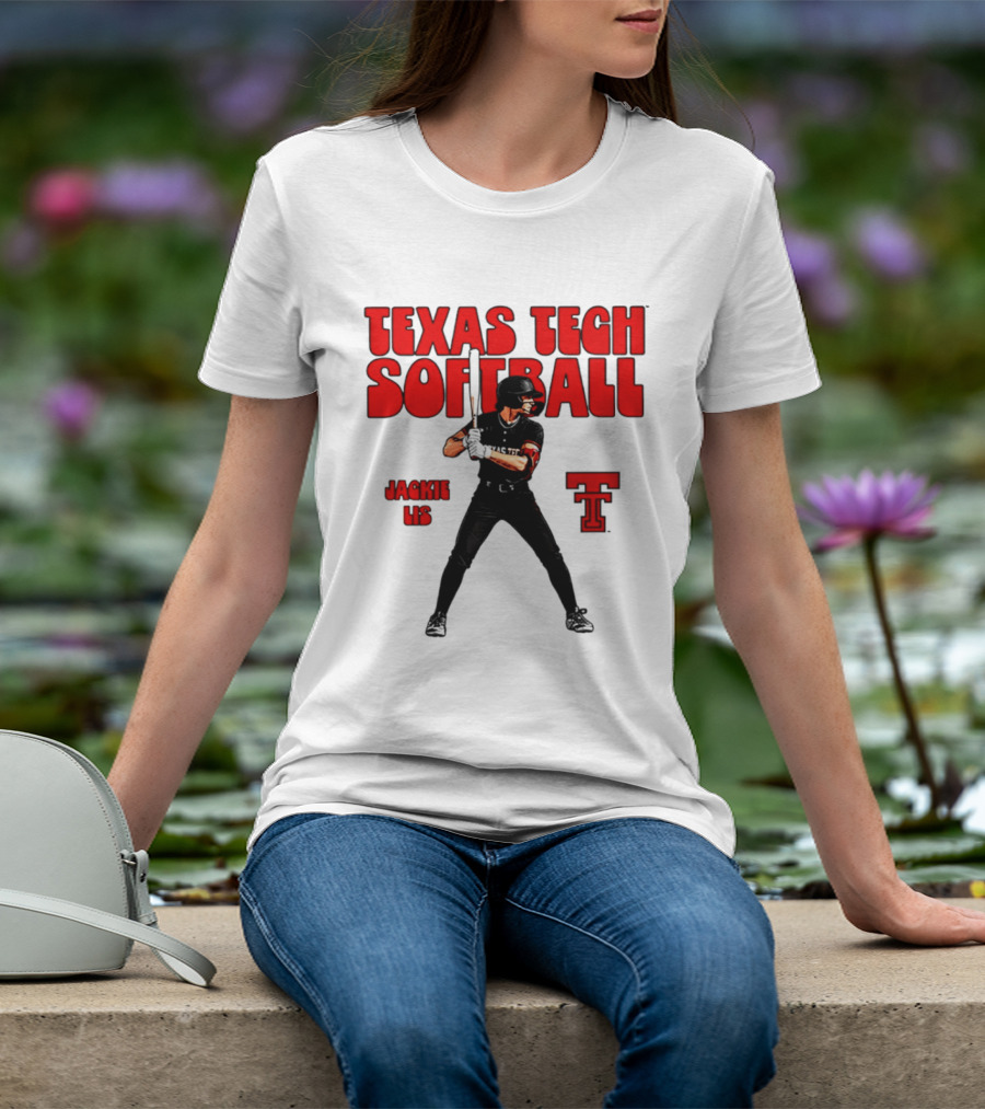 Texas Tech Red Raiders Jackie Lis Softball Player T-Shirt