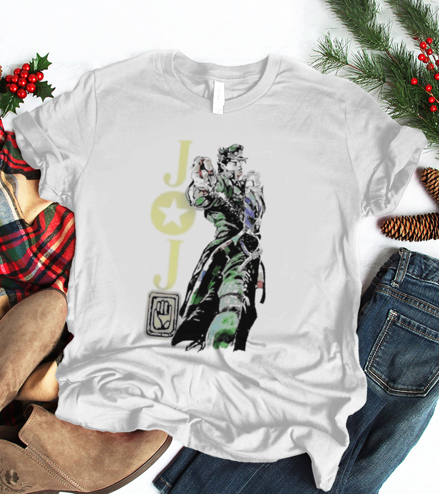 Jojo Jotaro Kujo Star Emblem Anime T-Shirt