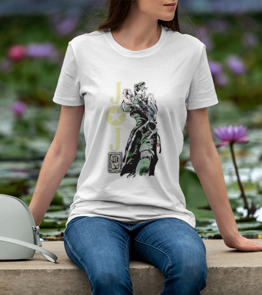Jojo Jotaro Kujo Star Emblem Anime T-Shirt