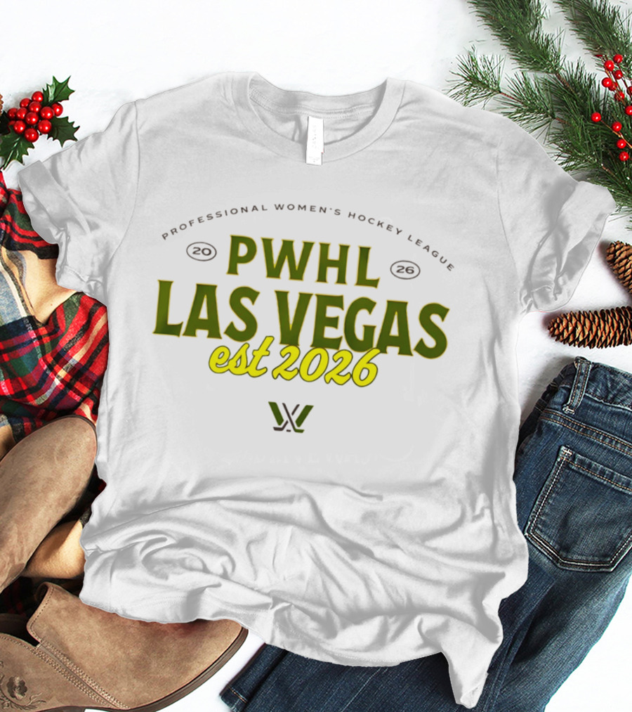 Professional Women's Hockey League Las Vegas 2026 Centennial T-Shirt