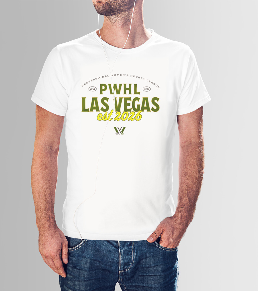 Professional Women's Hockey League Las Vegas 2026 Centennial T-Shirt