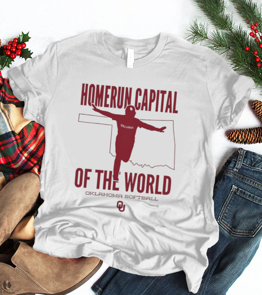 Oklahoma Softball Homerun Capital Of The World T-Shirt