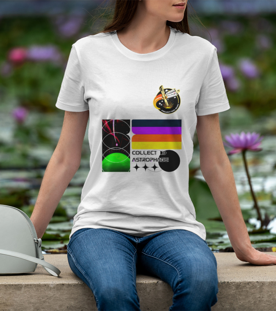 Project Hail Mary Collect Astrophage Science Fiction Spacecraft T-Shirt