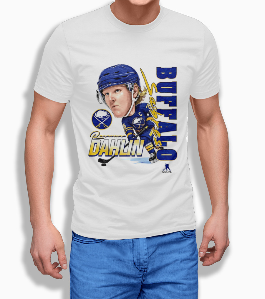 Rasmus Dahlin Captain Buffalo Sabres NHLPA Caricature T-Shirt