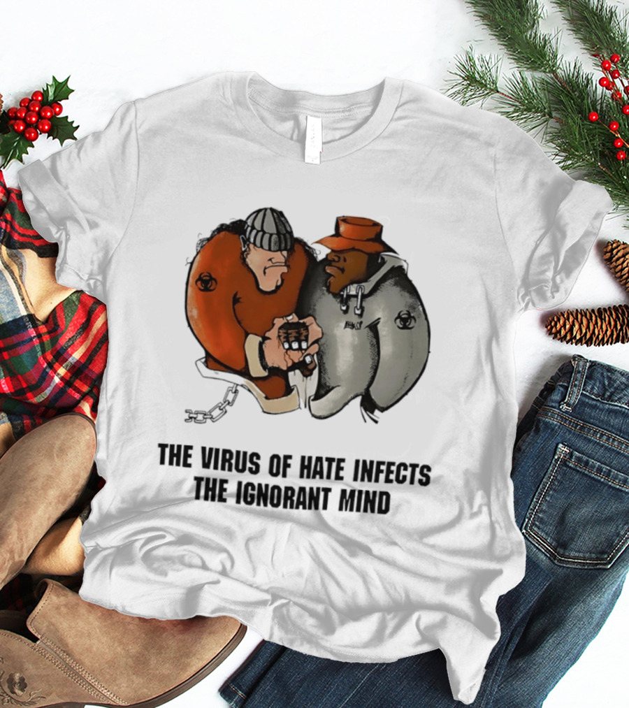 The Virus Of Hate Infects The Ignorant Mind 90s Biohazard T-Shirt