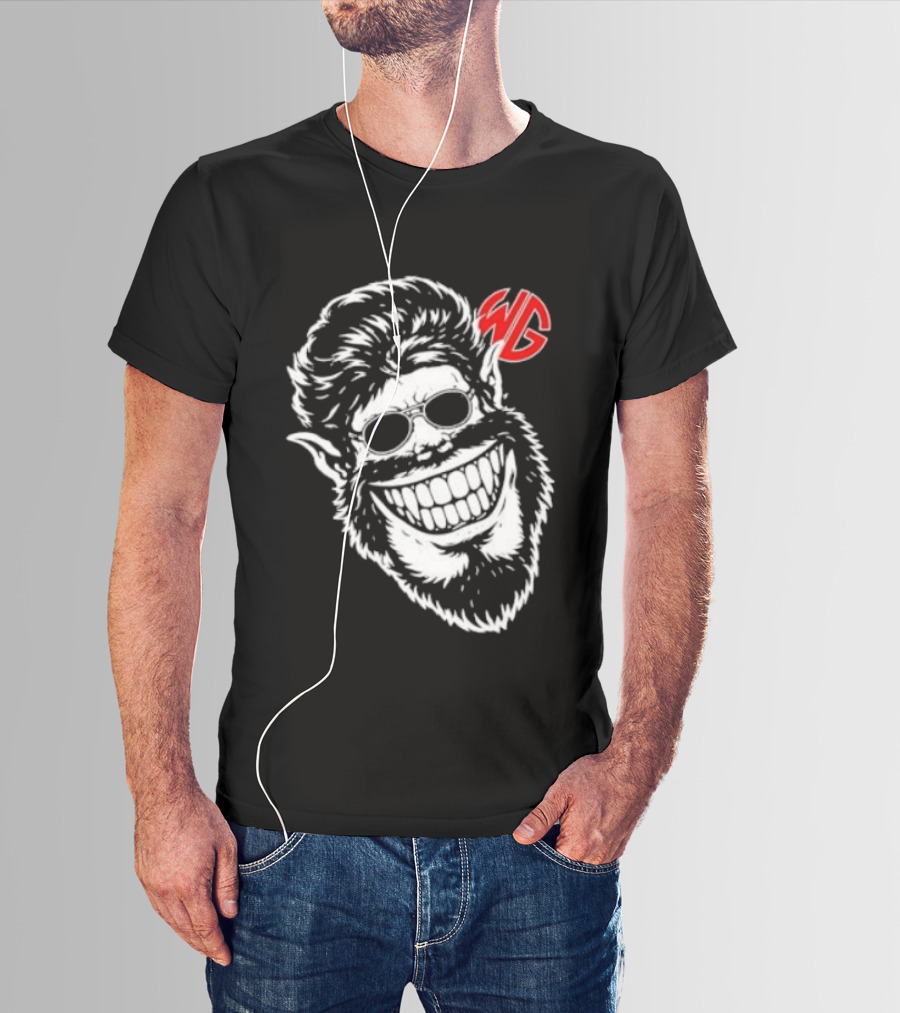 Wolfgang W. Wolfgang Ghoulrilla Biscuits Big Face WG T-Shirt