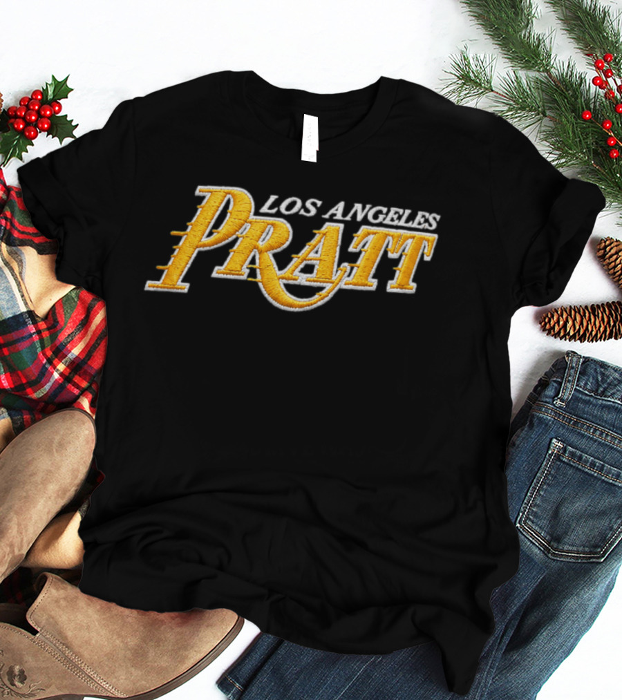 Los Angeles Pratt 2026 Embroidered Yellow T-Shirt