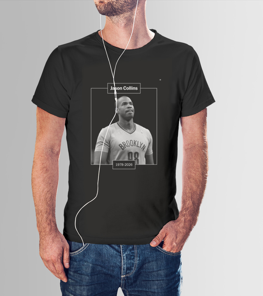 Jason Collins 1978 2026 Brooklyn Basketball T-Shirt