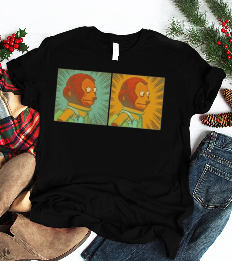 Awkward Look Monkey Puppet Meme Garment Dyed T-Shirt