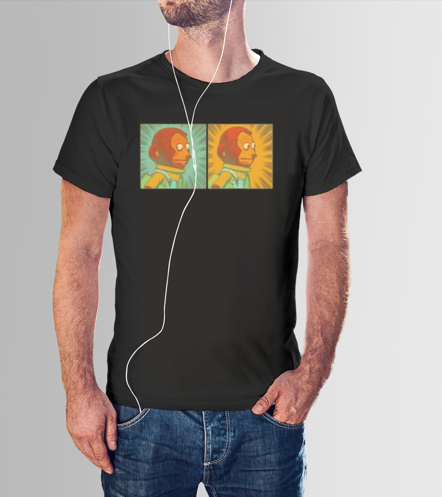 Awkward Look Monkey Puppet Meme Garment Dyed T-Shirt