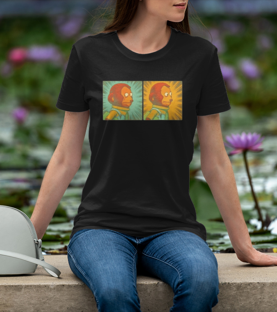 Awkward Look Monkey Puppet Meme Garment Dyed T-Shirt