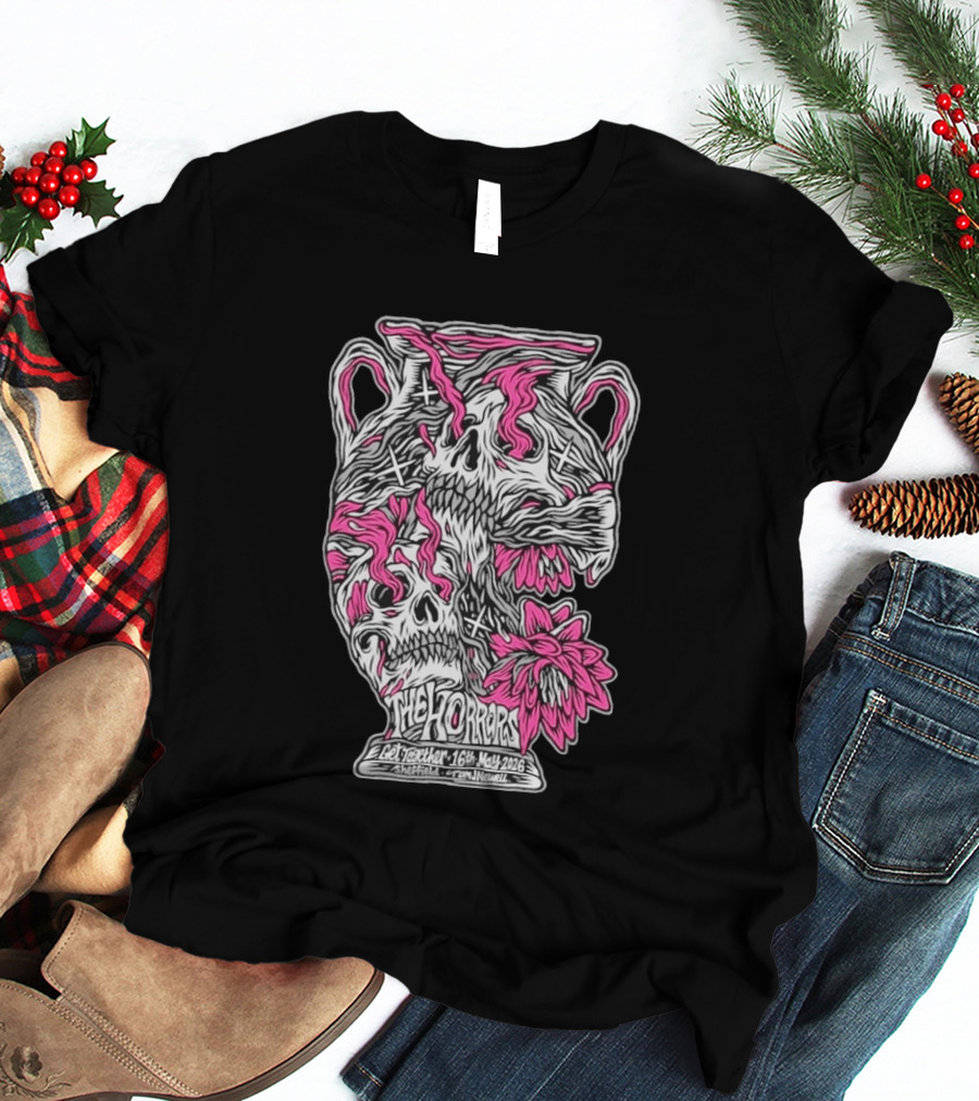 The Horrors Get Together Festival May 16 2026 Sheffield UK Skull Vase T-Shirt