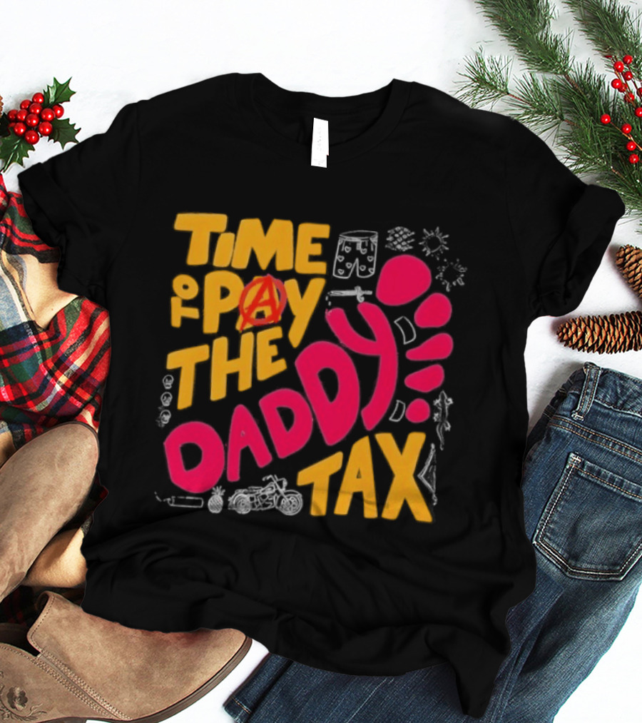 Time To Pay The Daddy Tax Dungeon Crawler Carl Footprint T-Shirt