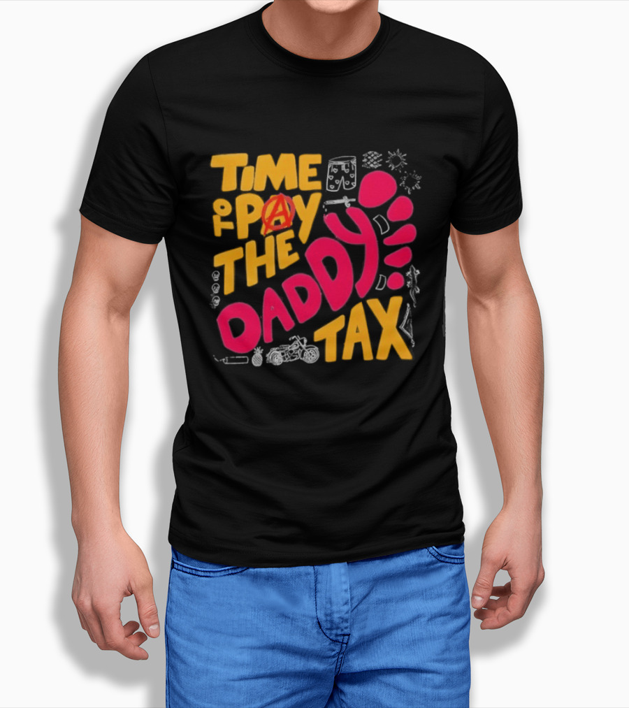 Time To Pay The Daddy Tax Dungeon Crawler Carl Footprint T-Shirt