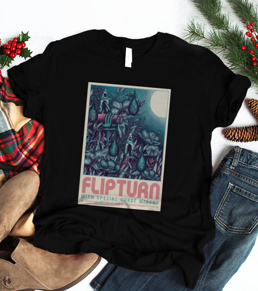 FLIPTURN With Special Guest Winyah St. Augustine Ampitheatre 9/25/26 T-Shirt