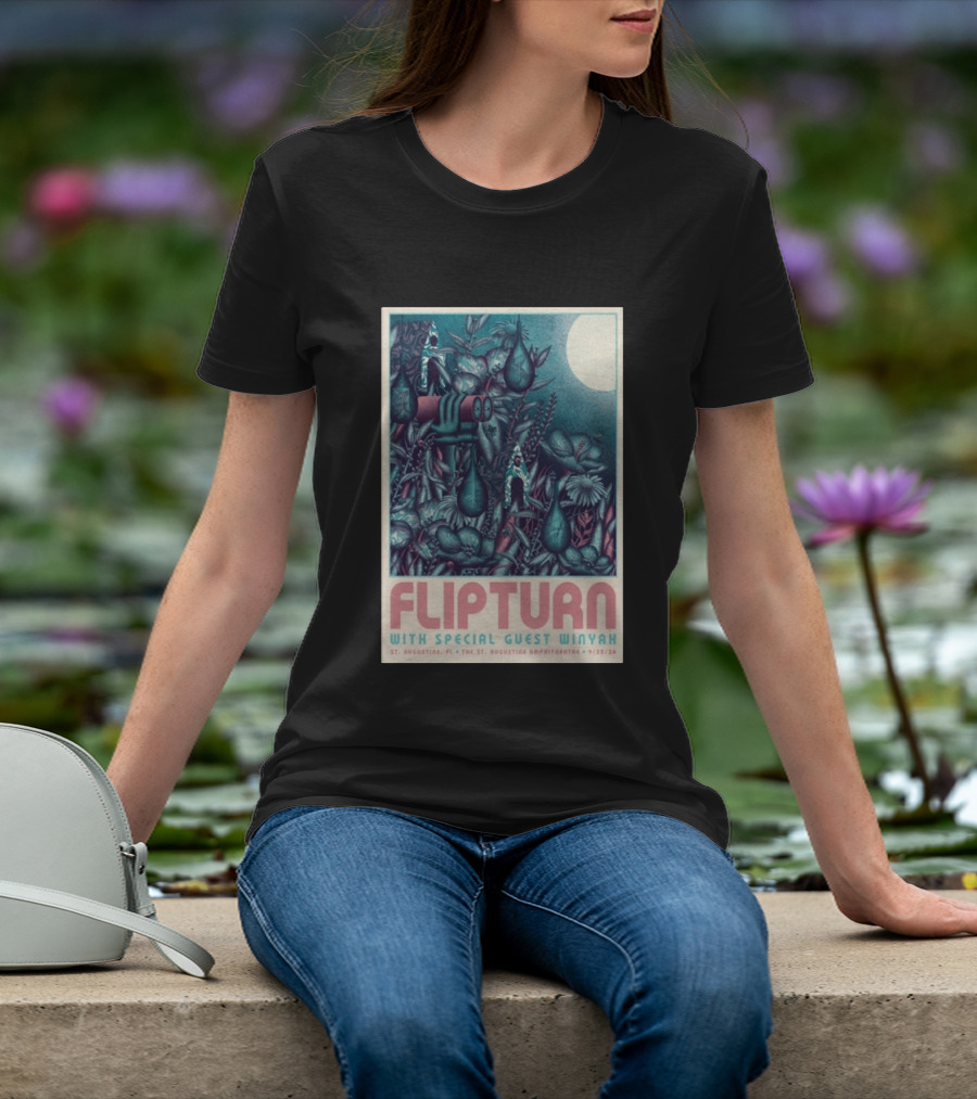 FLIPTURN With Special Guest Winyah St. Augustine Ampitheatre 9/25/26 T-Shirt