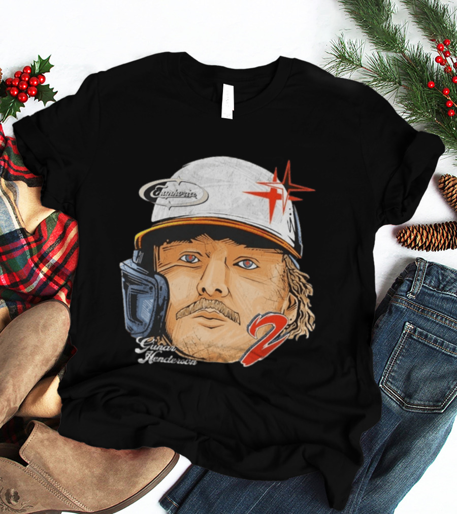Gunnar Henderson Euphoria Gaze Helmet Number 2 T-Shirt