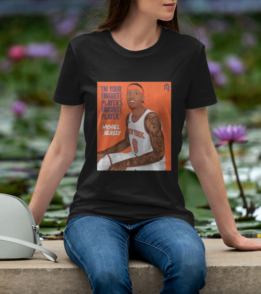 I'm Your Favorite Player's Favorite Player Michael Beasley New York Basketball Number 8 Tattoos Iconic Orange T-Shirt