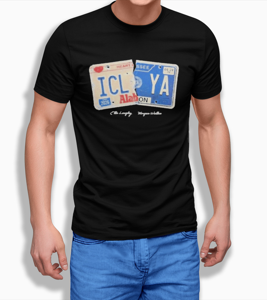 Morgan Wallen Ella Langley 2026 ICLYA Alabama Tennessee Heart Tour T-Shirt