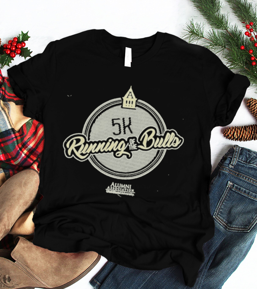 5K Running Of The Bulls Usu Homecoming T-Shirt