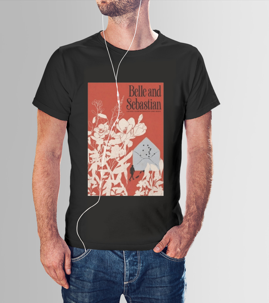 Belle And Sebastian 13 De Mayo Teatro Metropólitan CDMX Mexico Floral T-Shirt