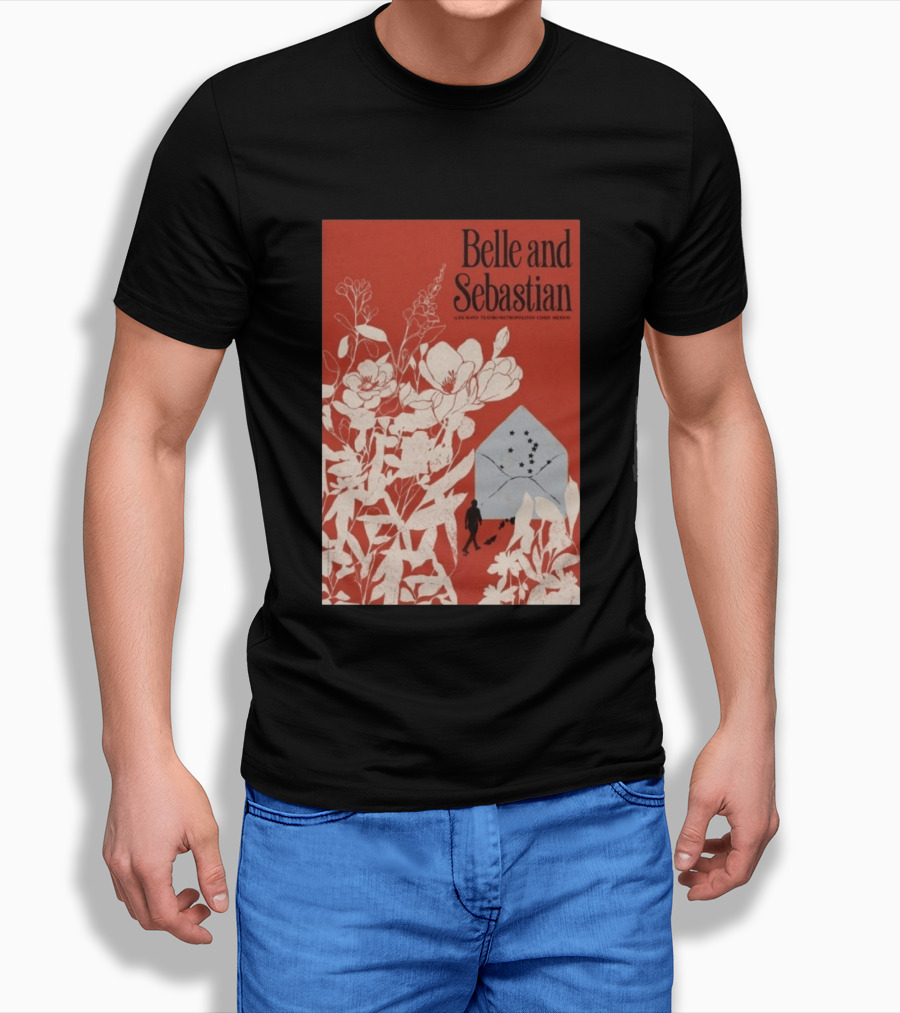 Belle And Sebastian 13 De Mayo Teatro Metropólitan CDMX Mexico Floral T-Shirt