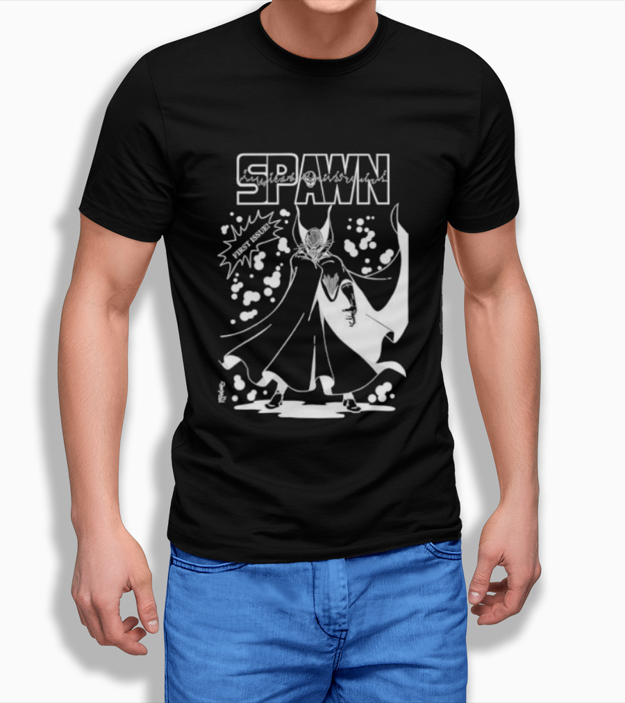 Spawn First Issue Comic Artwork Cover Retro 90s T-Shirt