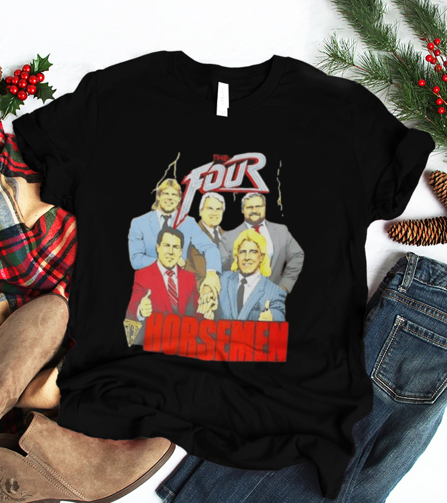 The Four Horsemen Jim Crockett Promotions Stylin Collection T-Shirt