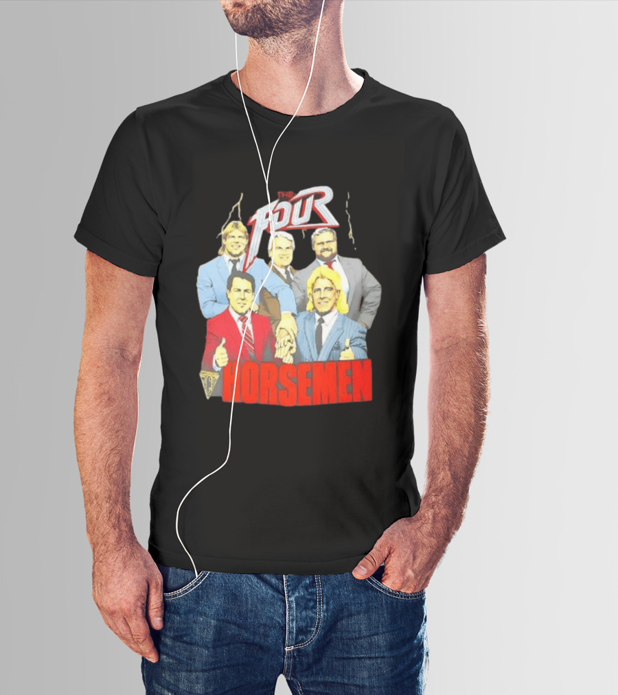 The Four Horsemen Jim Crockett Promotions Stylin Collection T-Shirt