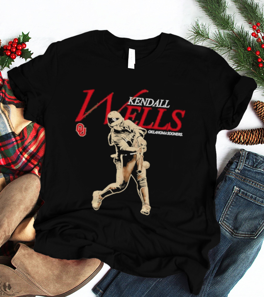 Kendall Wells Oklahoma Sooners Softball OU T-Shirt