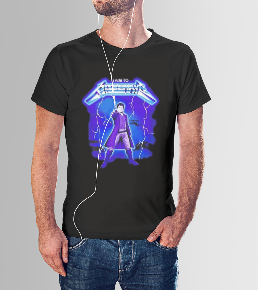 Firefly Malcolm Reynolds I Aim To Misbehave Electric T-Shirt