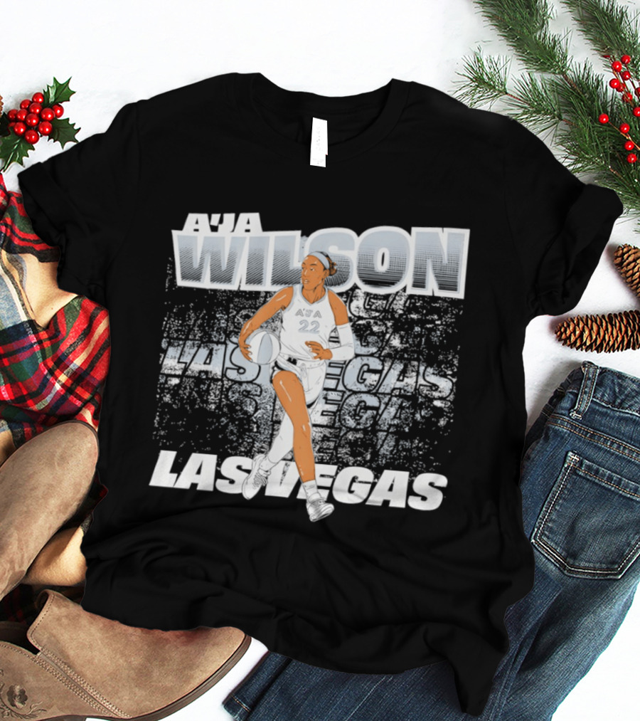 A'ja Wilson 22 Las Vegas Basketball Star T-Shirt