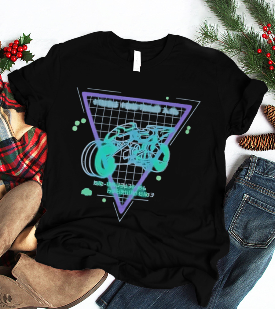 Air Wheeler A9 Final Fantasy XIV Retro Neon Aesthetic T-Shirt