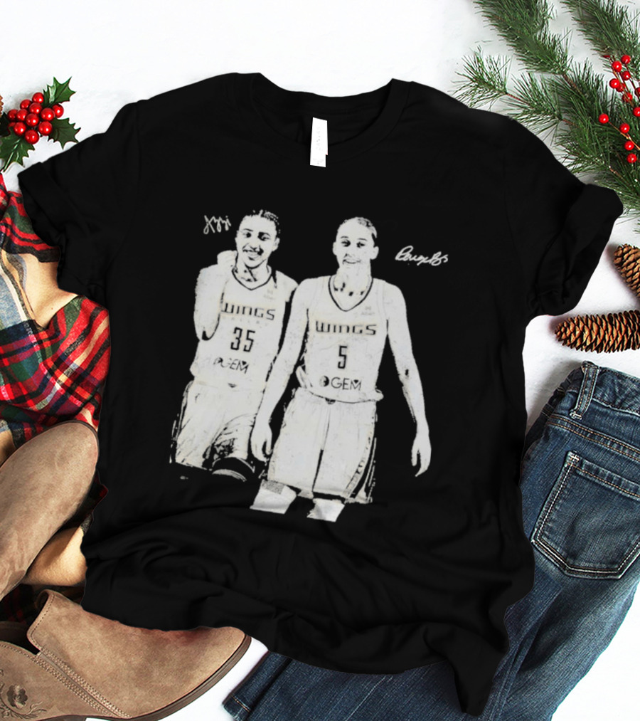 Azzi Fudd Paige Bueckers Basketball Number 35 5 WNBA T-Shirt