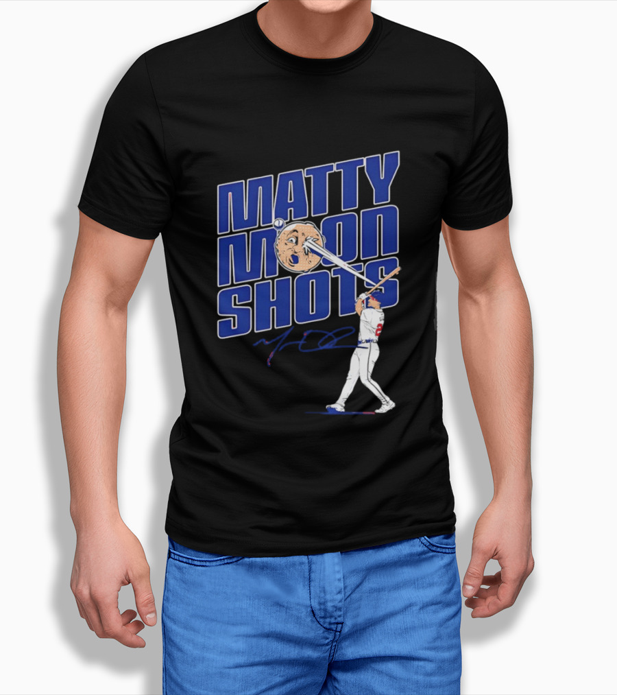 Matty Moonshots Matt Olson Baseball Signature Chop House Atlanta T-Shirt