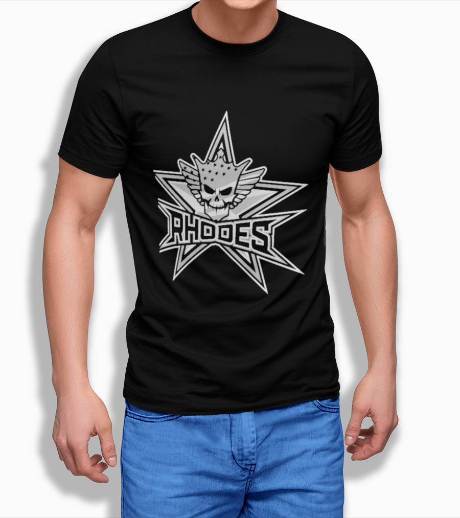 Rhodes Skull Crown Star Crest T-Shirt