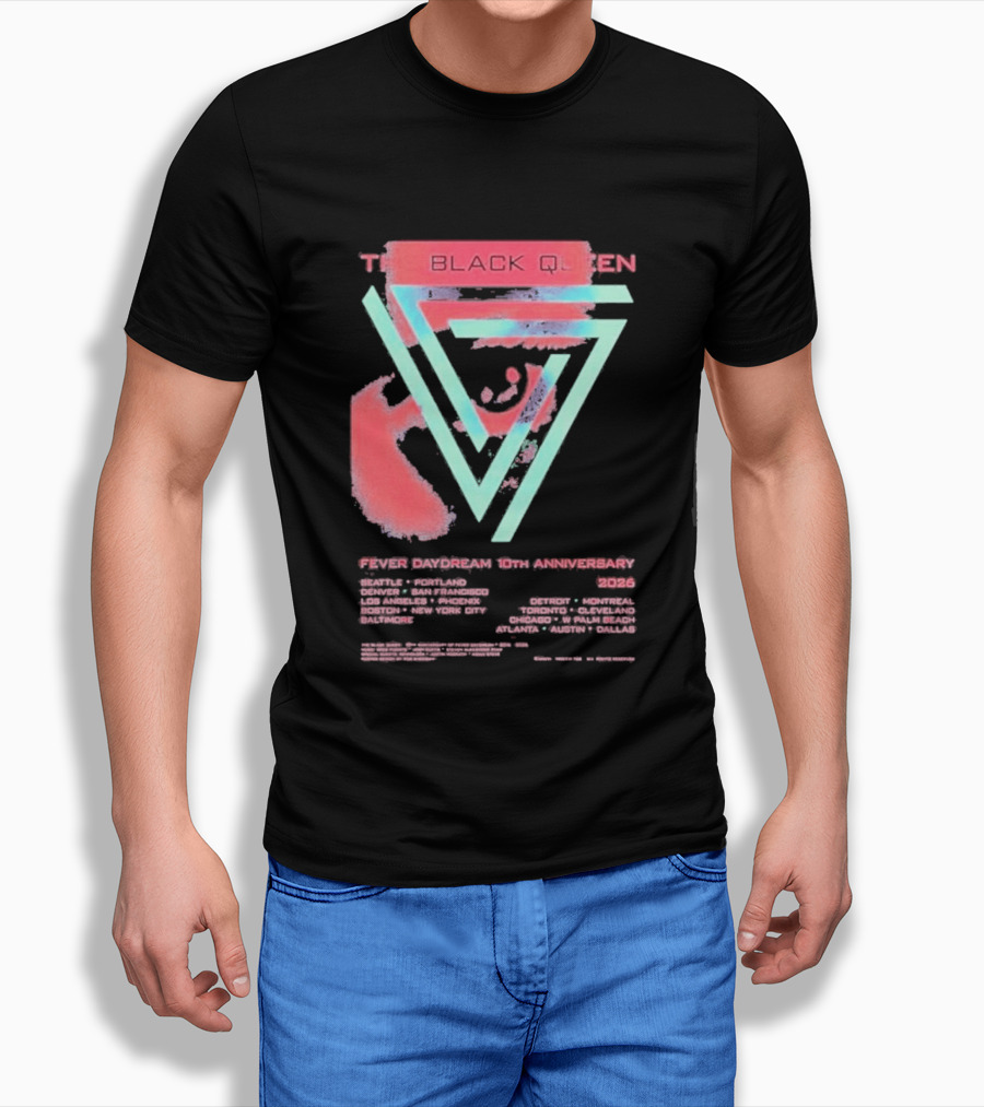 The Black Queen Fever Daydream 10th Anniversary 2026 T-Shirt