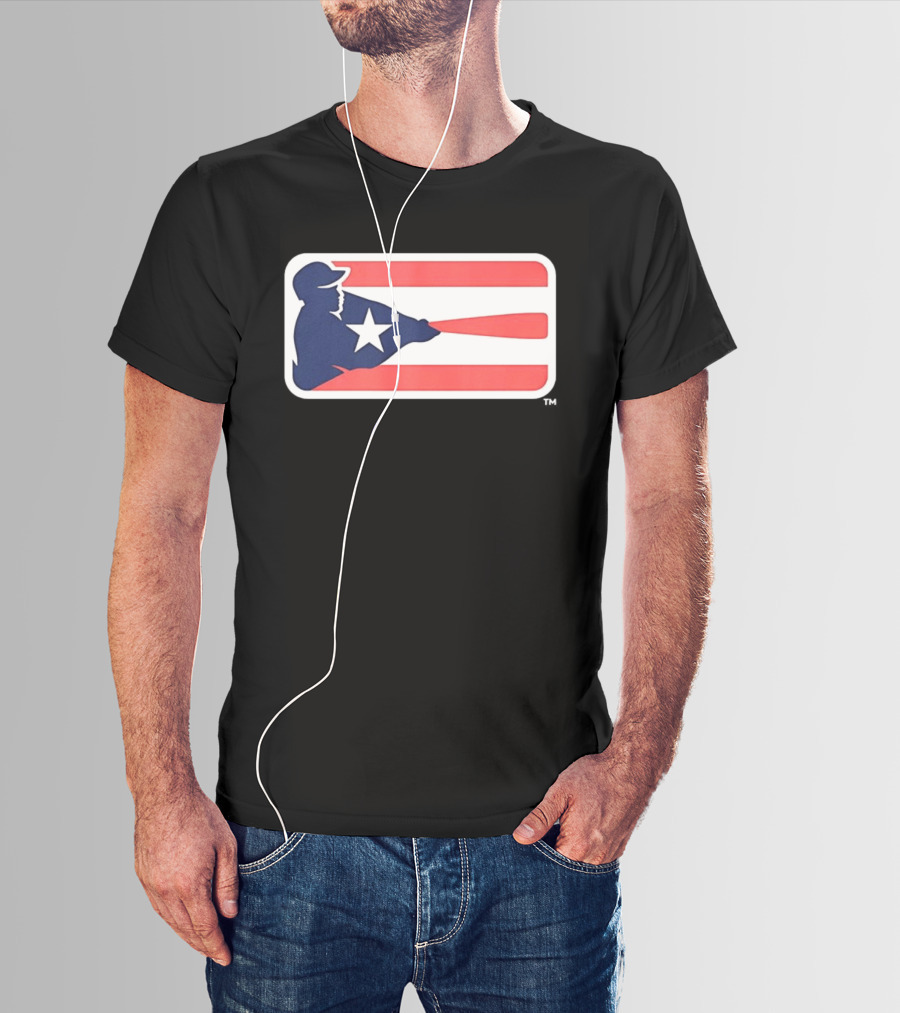 Liga De Béisbol Profesional Roberto Clemente MLB Puerto Rico Flag Baseball Player Star T-Shirt