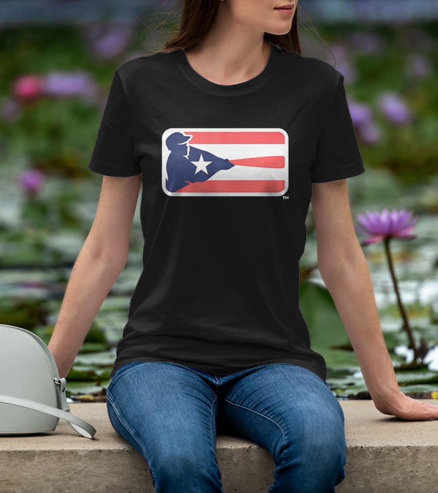 Liga De Béisbol Profesional Roberto Clemente MLB Puerto Rico Flag Baseball Player Star T-Shirt
