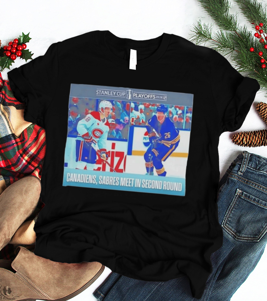 Stanley Cup Playoffs 2026 Canadiens Sabres Meet In Second Round T-Shirt