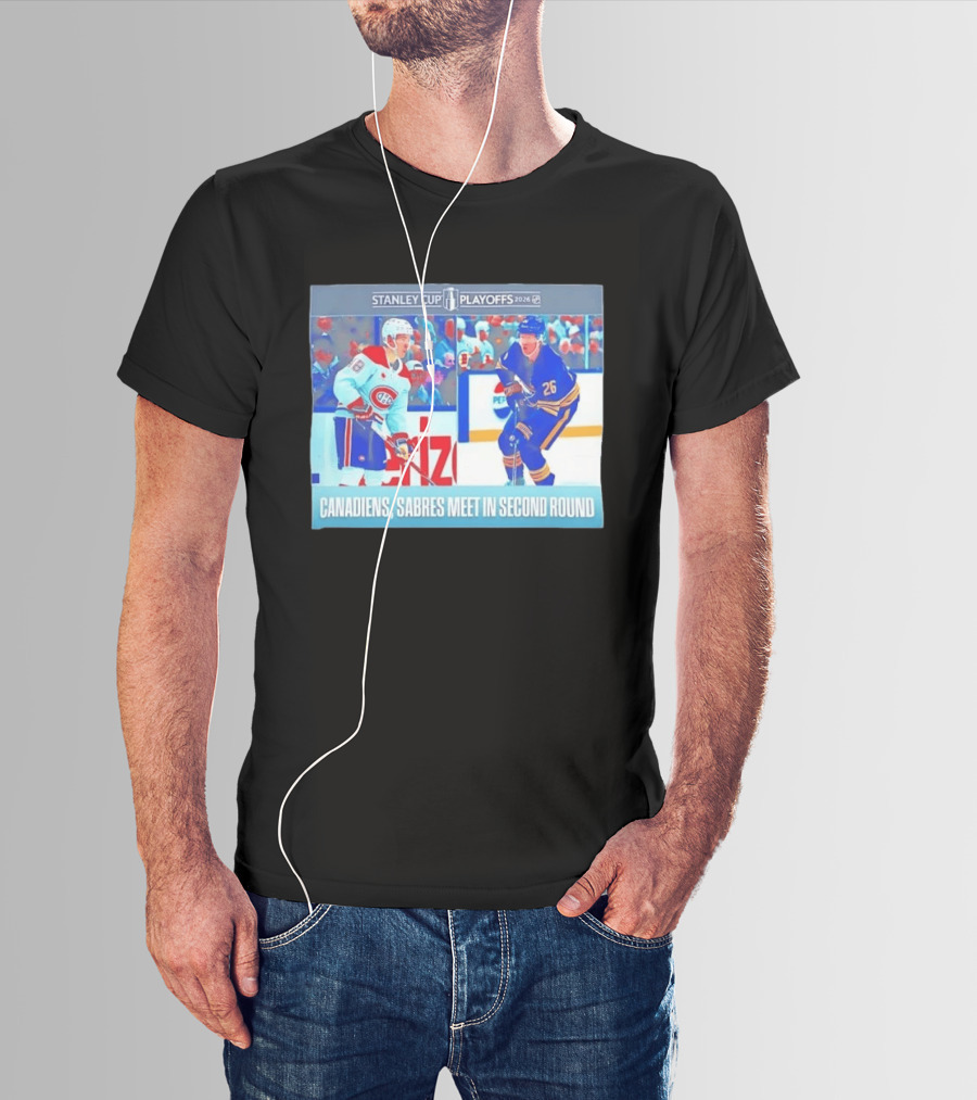 Stanley Cup Playoffs 2026 Canadiens Sabres Meet In Second Round T-Shirt