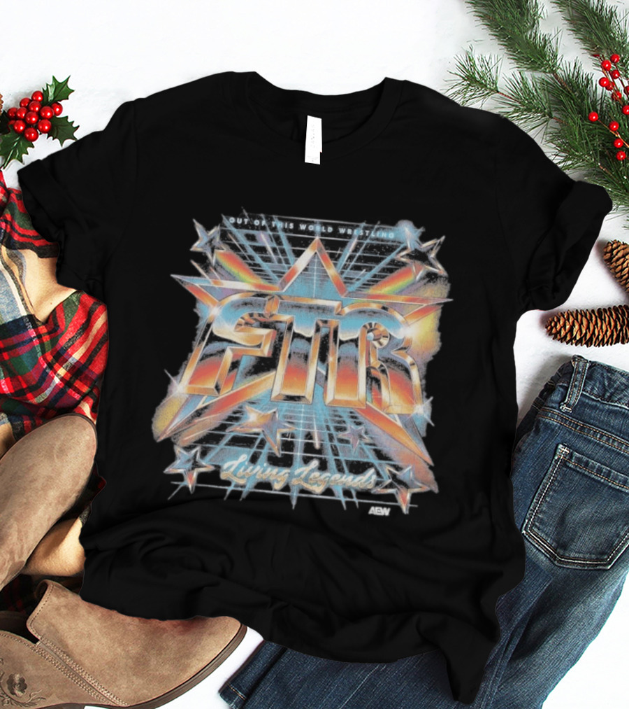 AEW FTR Living Legends Out Of This World Wrestling T-Shirt